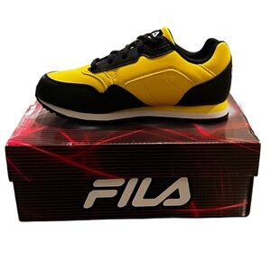 Fila Kids Sneakers - Vibrant Yellow and Black